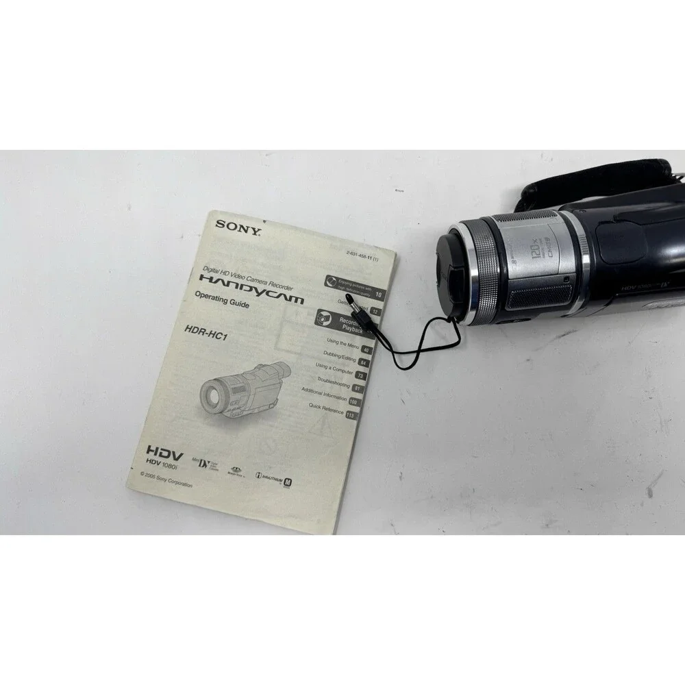 SONY HDR-HC1 1080i Mini DV Handycam HD Camcorder Swiss Vario-Sonnar Lens (P/R)